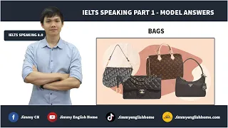 IELTS SPEAKING PART 1 SAMPLE: Bags | Bài mẫu chủ đề Bags