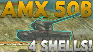 WOTB | AMX 50B WITH 4 SHELLS! 9.1