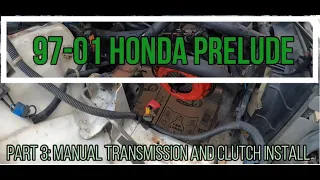 1997 - 2001 Honda Prelude Manual Transmission Install : Clutch & Axle Install 5th Gen Prelude Part 3