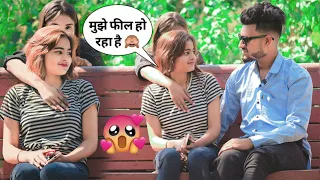 romantic extra hand prank on cute girl || Extra Hand Prank ||