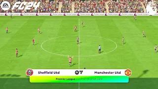 FC 24 | Sheffield United vs Manchester United - 23/24 English Premier League Season - Full Gameplay