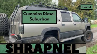 *Project Shrapnel* How to install a Cummins 6BT 12 valve Diesel into a Chevrolet Suburban - Part 4