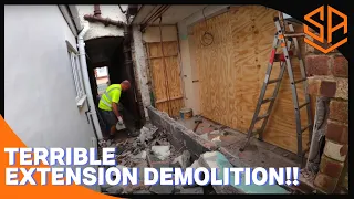 TERRIBLE  EXTENSION DEMOLITION AND FOOTING PART 1