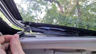 Очистка и смазка люка Toyota Camry 30