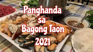 Panghanda ngayong Bagong Taon 2021 (Media Noche, Pinoy Food for New Year)