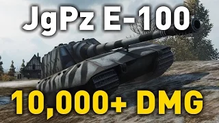 World of Tanks || Jagdpanzer E-100 - 10,000+ DMG...