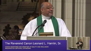 6.19.22 National Cathedral Sermon by Leonard Hamlin, Sr.