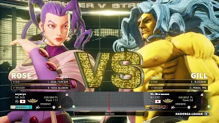 SFV Champion Edition 🔥 uryoryo (ROSE) Vs HL-Muramasa (GILL) 🔥 Online Match's 05-02-2023