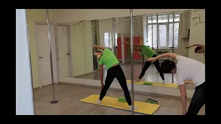 Индивидуальная тренировка по стретчингу с резиночками,используя элементы по системе ПИЛАТЕС 🤩
