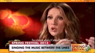 Celine Dion interview by CCTV after singing Jasmine Flower in Chinese Lunar  New Year