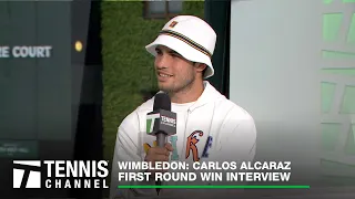 Carlos Alcaraz Chats About His Tattoos & New Fashion Collab | 2023 Wimbledon First Round