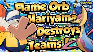 Flame Orb Hariyama Destroys Teams! - Pokémon Brilliant Diamond & Shining Pearl Competitive Battles