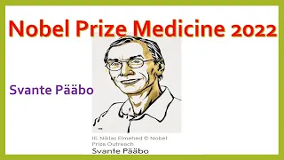 Nobel prize in physiology or medicine 2022 awarded | Svante Pääbo | Biology lectures|