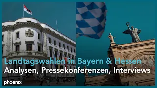 Landtagswahlen in Bayern & Hessen: Analysen, Pressekonferenzen, Interviews | 09.10.2023