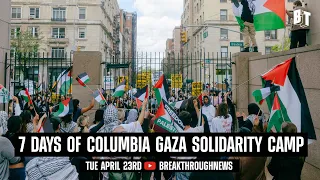 LIVE: Columbia U. Gaza Solidarity Camp Students Hold Press Conference at President's Mansion