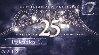 NJPW G1 Climax 2015 Day 7 ENGLISH COMMENTARY - Part 2 / 2