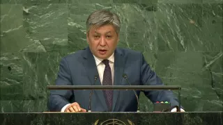 Выступление министра иностранных дел Кыргызстана