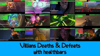 Animated & Live-Action Villain Deaths & Defeats with healthbars (Part 1)