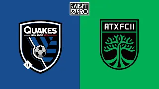 HIGHLIGHTS: Earthquakes II vs Austin FC II (August 12, 2023)