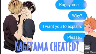 Kageyama cheated on Hinata • Haikyuu Texts