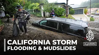 Powerful storm hits California: Heavy rain causes flooding and mudslides