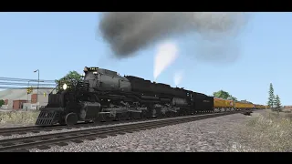 Train Simulator 2021 Smokebox UP Big Boy #4014 Steam Train Departs Flagstaff, Arizona