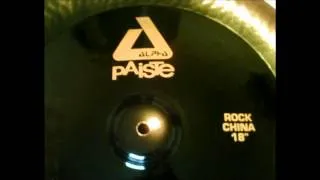 Paiste Black Alpha 18"  Rock China