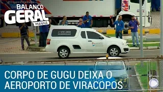 Corpo de Gugu Liberato deixa o Aeroporto de Viracopos