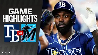 Rays vs. Marlins Game Highlights (6/5/24) | MLB Highlights