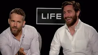 Ryan Reynolds and Jake Gyllenhaal - 2017 "Life" interview