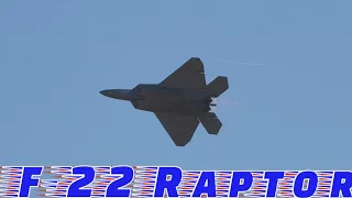 F-22 RAPTOR FALLING LEAF AT CAPITOL AIRSHOW 2022