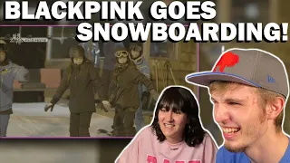 BLACKPINK GOES SNOWBOARDING! | BLACKPINK HOUSE EPISODE 9 PART 3, 4 & 5 (COUPLE REACTION!)