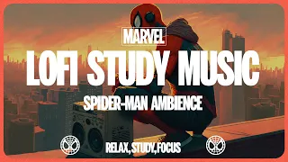 Spider-Man LoFi Music 🌆 | Study Music 🎧 Stress Relief, Deep Sleep 🌙