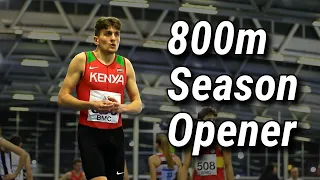 Fast 800m Indoor Season Opener | Behind the Scenes with Ben Gardiner