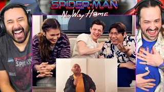 Tom Holland, Zendaya, & Jacob Batalon REACT to SPIDER-MAN AUDITIONS REACTION!! (No Way Home)