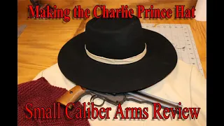 Making the Charlie Prince Hat - Re-shaping a cowboy hat