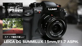 VLOG#12 スナップ撮影が楽しい　初めてのパナライカ LEICA DG SUMMILUX 15mm/F1.7 ASPH.を購入しました