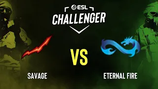 Savage vs Eternal Fire | Map 2 Mirage | ESL Challenger Anaheim 2022: European Qualifier