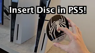 How to Insert Disc in PS5 "Slim" or PS5