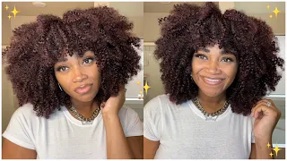 BIG CURLY AFRO TUTORIAL | Crochet Afro Tutorial | Sensationnel Temptation Curl | Winter Hair