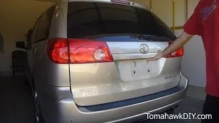 How to Replace Rear Door / Tailgate Handle Button - Toyota Sienna (2004 & newer)
