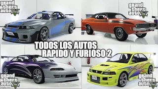 Todos los Autos de Rapido y furioso 2 GTA V online