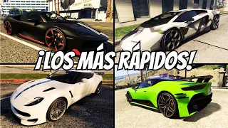 Los 10 Coches mas RÁPIDOS en GTA 5 Online *ACTUALIZADO 2023*