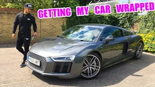 WRAPPING MY NEW AUDI R8!