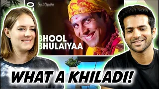 Bhool Bhulaiyaa Title Track (Full Video) Reaction | Akshay Kumar, Vidya Balan | Neeraj Shridhar |