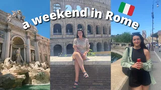 A WEEKEND IN ROME VLOG: The Vatican, Colosseum, Trevi Fountain, Trastevere, Pantheon, Roman Forum