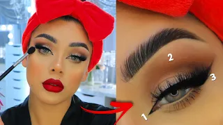 PÁRPADOS AMPLIOS EN 3 PASOS!! Maquillaje elegante para párpado caído, encapuchado y pequeño.