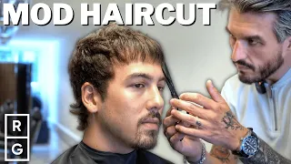 He Wanted a MOD HAIRCUT After Growing His Hair! (2023 Mens Haircut)