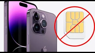 IPHONE 14 PRO, 14 PRO MAX CONVIERTE EL ESIM A SIM FISICA. MI IPHONE NO USA TARJETA SIM