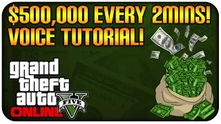 GTA Online (XB1/PS4) NEW! HOW TO MAKE $500,000 EVERY! 2 MINS! + RANK UP FAST! TUTORIAL! (EASY MONEY)